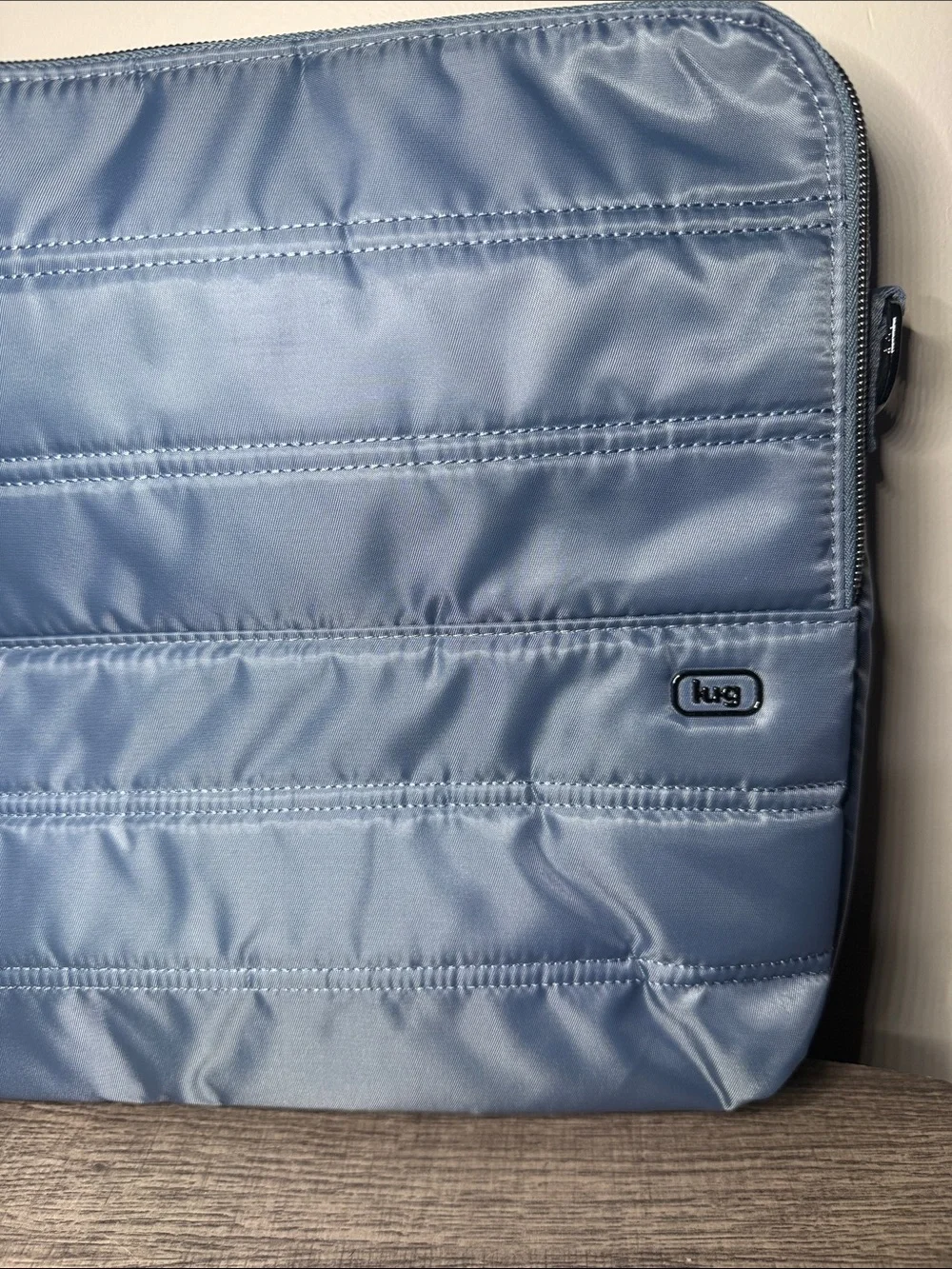 Lug Delta 17” Laptop Case Bluemoon Quilted Crossbody NWT